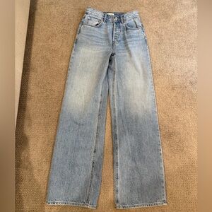 GRLFRND Light Blue Flare Jeans